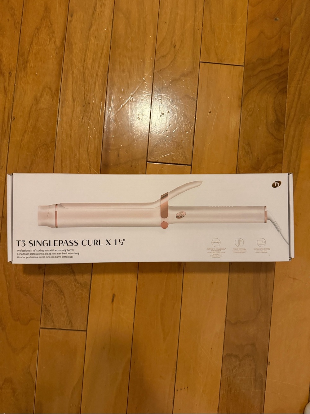 NWT T3 Singlepass Curl X 1.5”